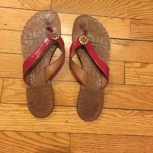 Tory Burch pink sandals