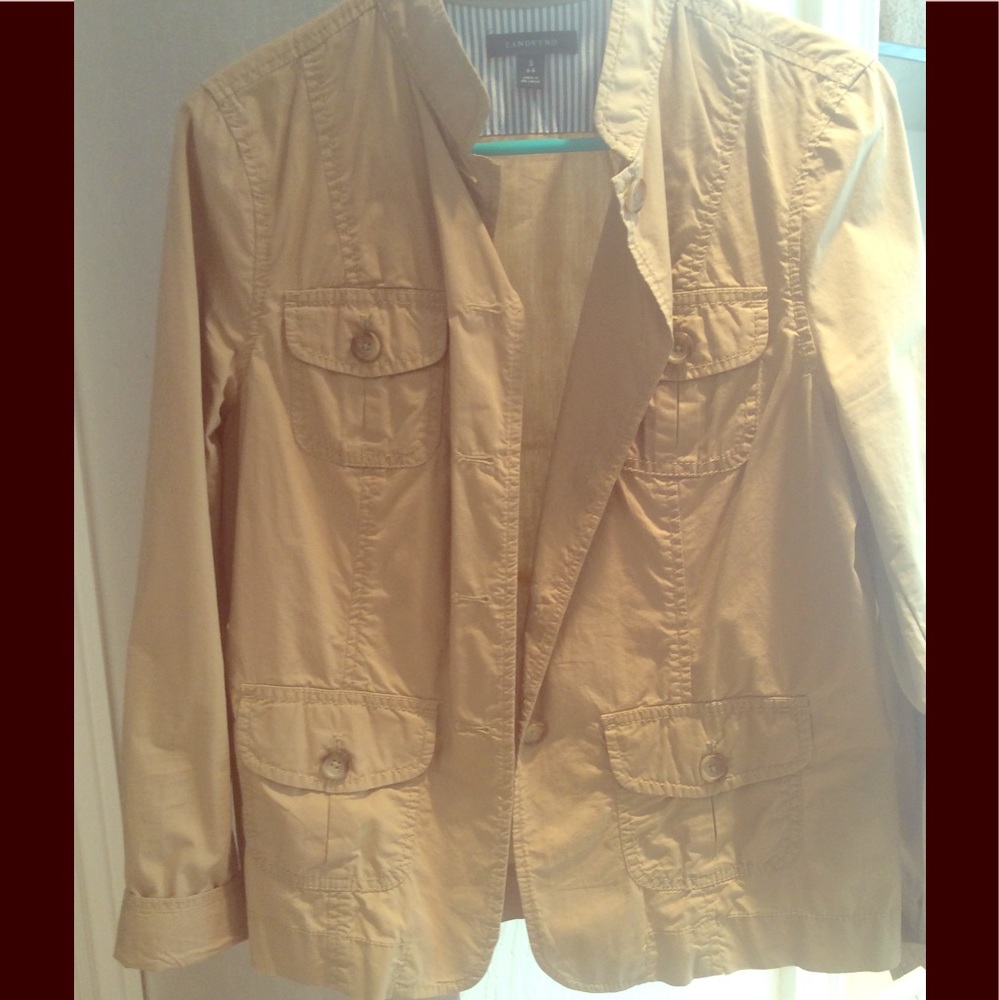 Land's End stretchy light jacket, in great cond.