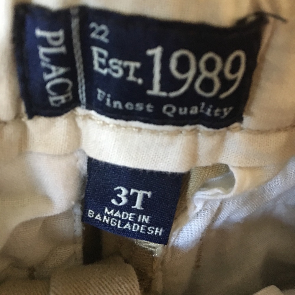 Children's Place Boys Khaki Pants - Picture 3 of 3