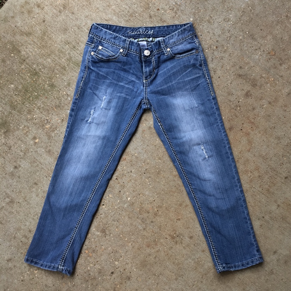 'Maurice's' Denim Capris