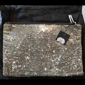 VINCE CAMUTO REVERSIBLE SEQUIN CLUTCH