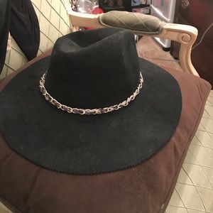 Black 100 percent wool Adora Hat