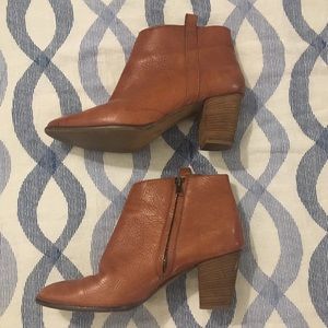 Madewell Billie Boots in Cognac, size 10