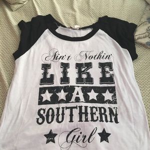 Black and white t-shirt