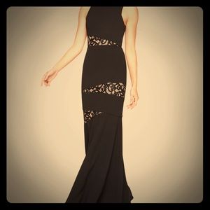 BCBG Lace-inset Gown