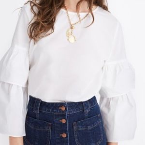 Madewell THIS SEASON bell Sleeve Top