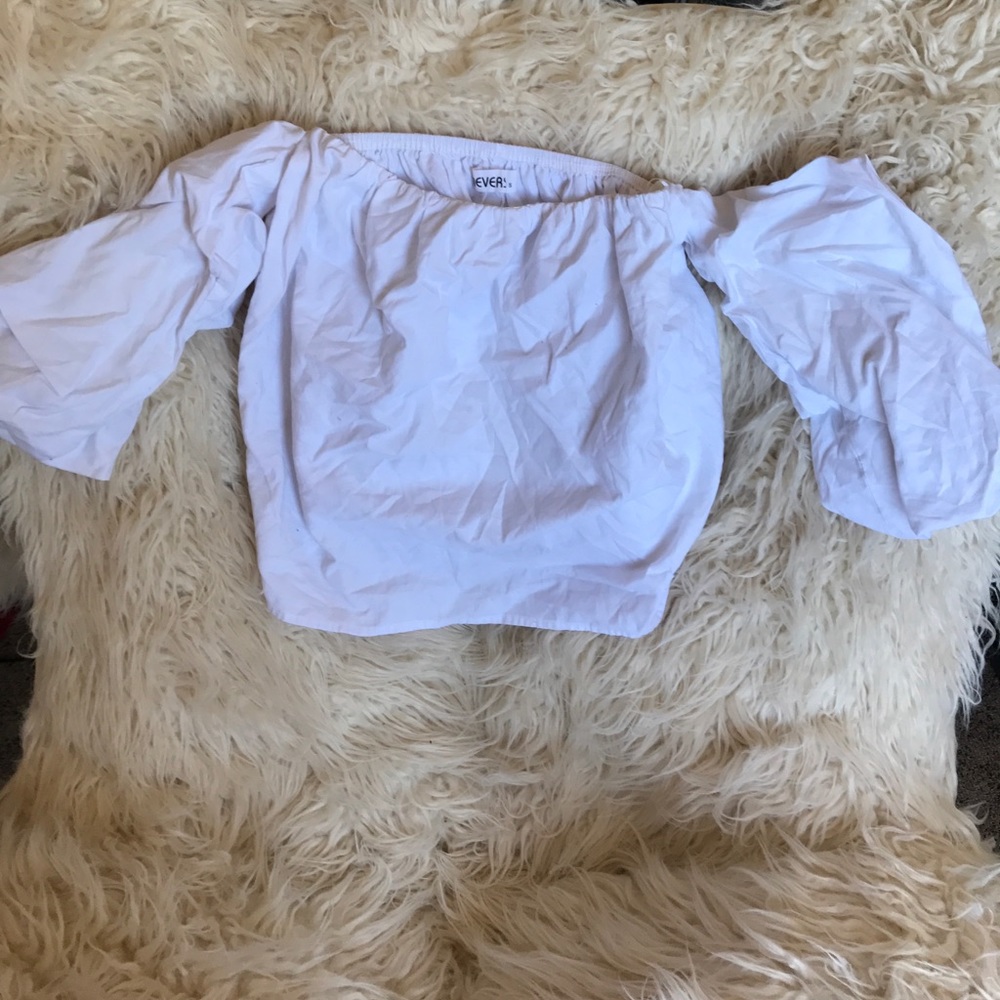 Off the shoulder long sleeve