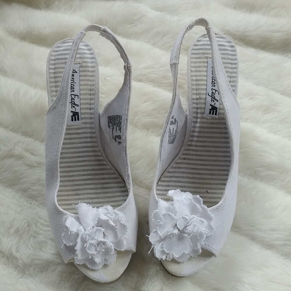 WhiteSandals Sz 8.5