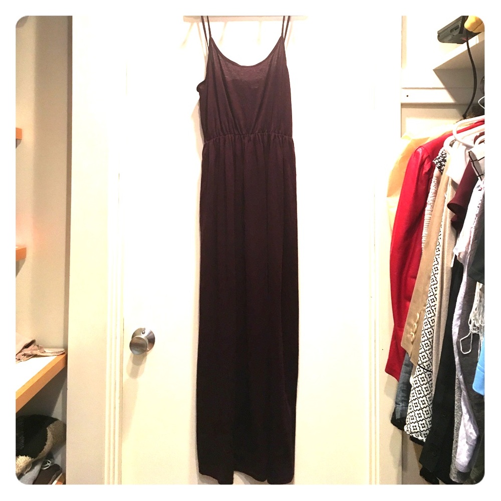Purple maxi dress