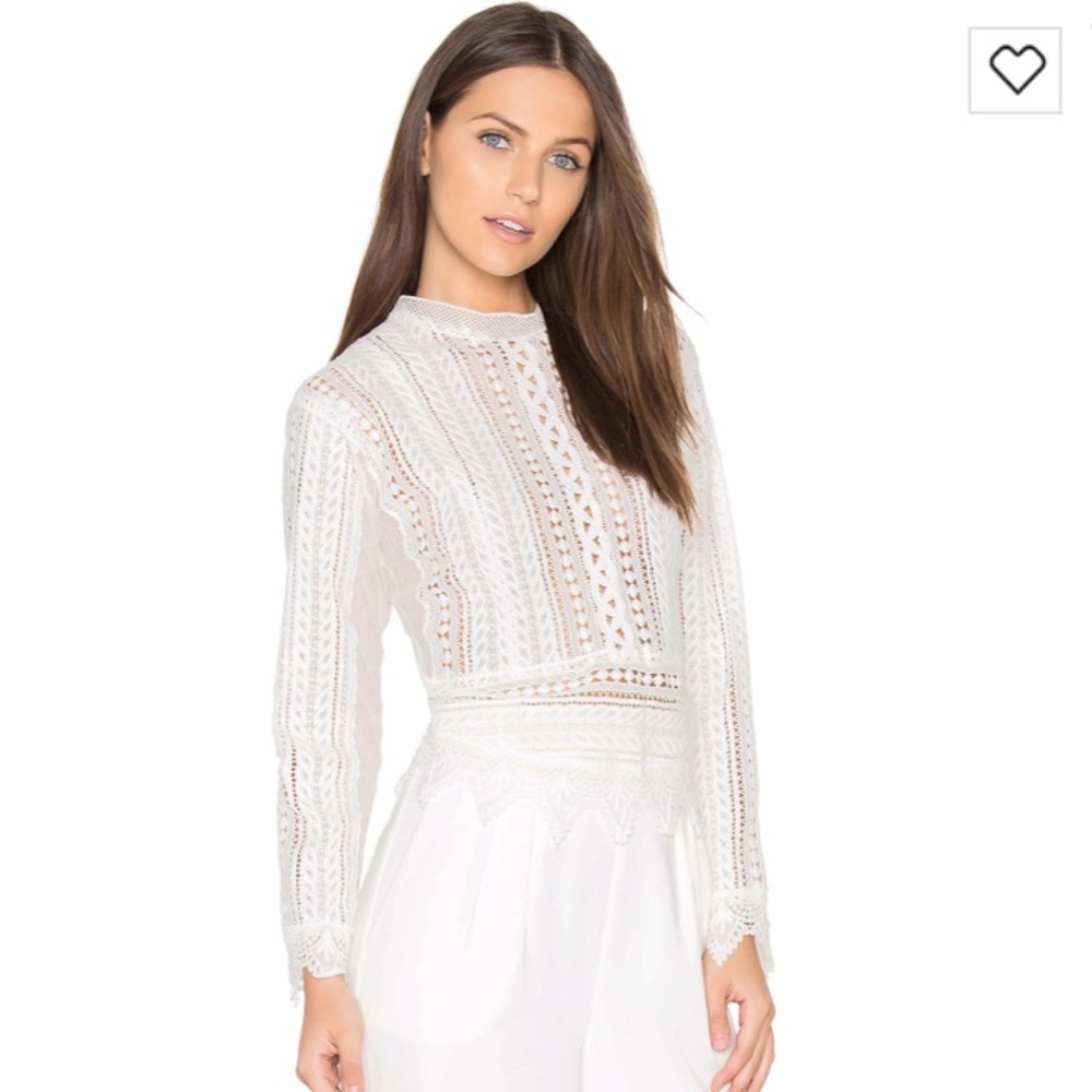 J.O.A crochet top XS