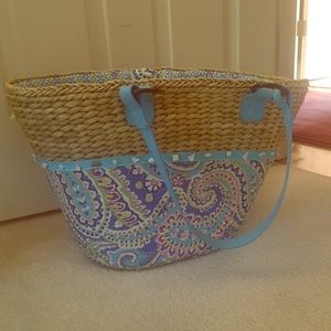 Vera Bradley beach bag.