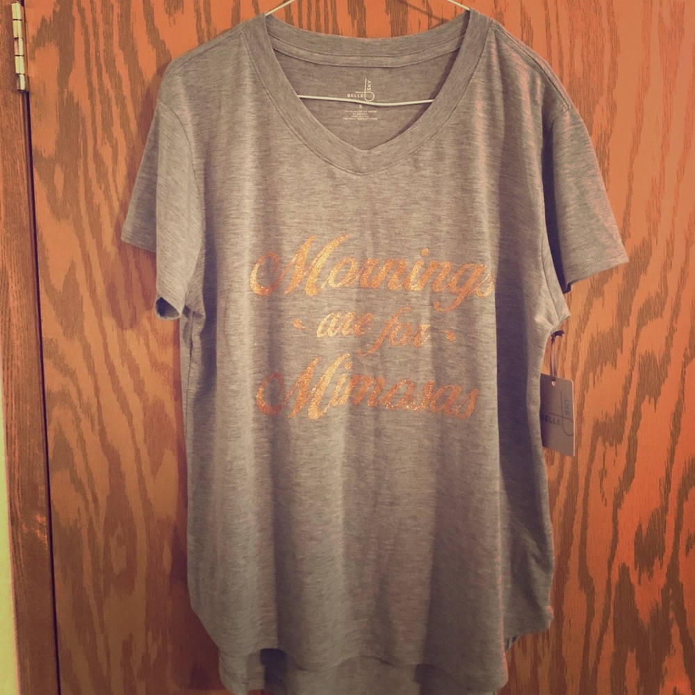 Grey mimosas top!