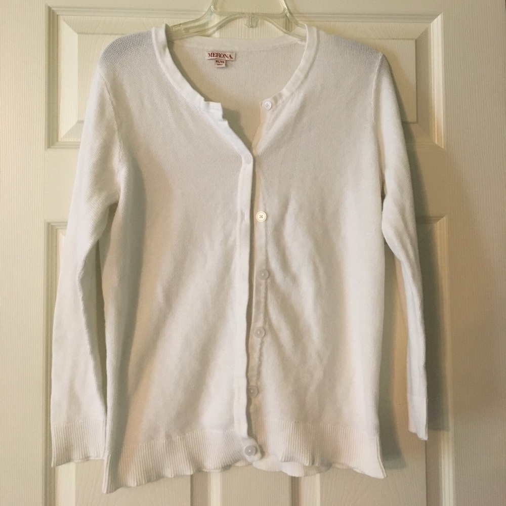 White Cardigan