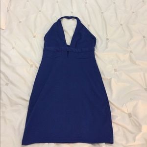Halter mini-dress