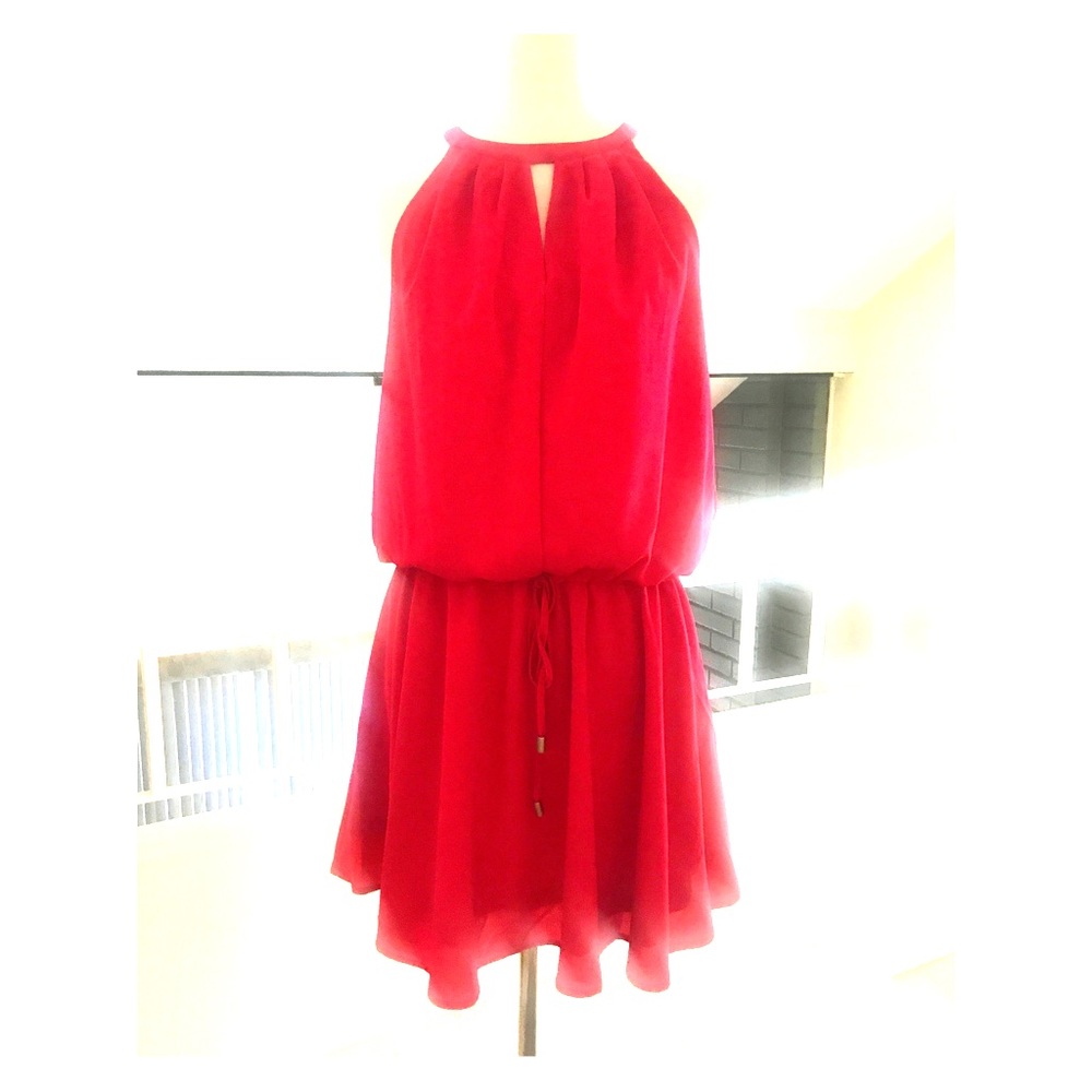 Hot pink TCEC casual dress. Size small.