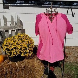 Light weight hooded tee