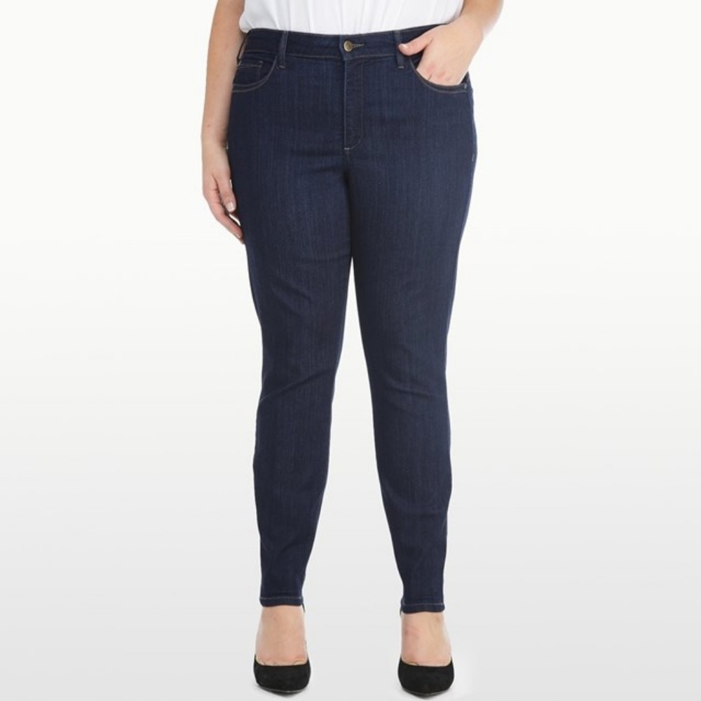 Plus Size NYDJ "Ami" Fit Dark Wash Jeans