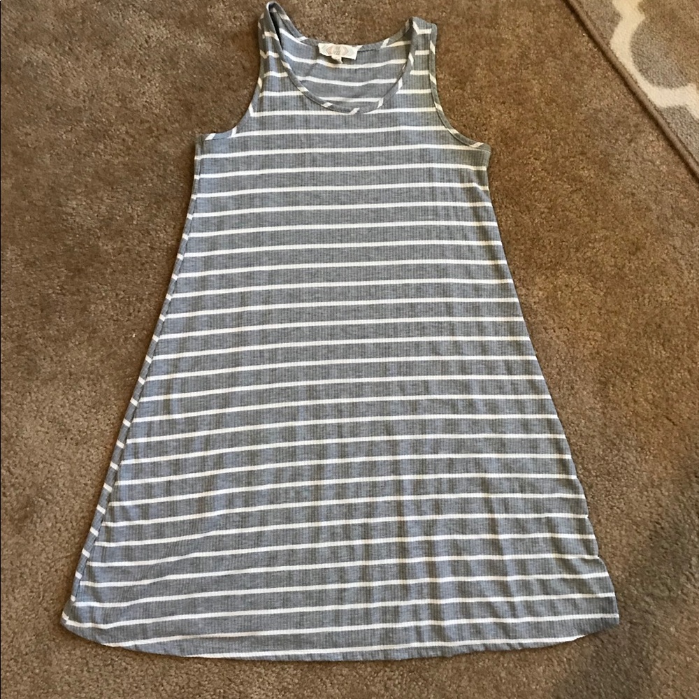 Comfy Stripped Racer Back Dress