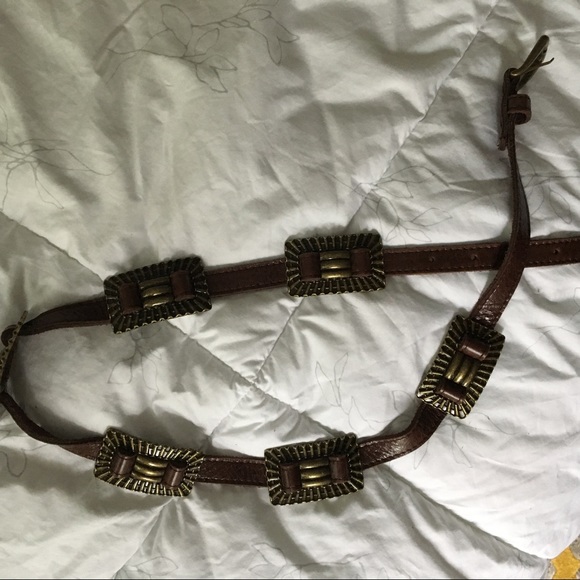 Never Worn Free People Cairo Belt brown leather - Picture 2 of 3
