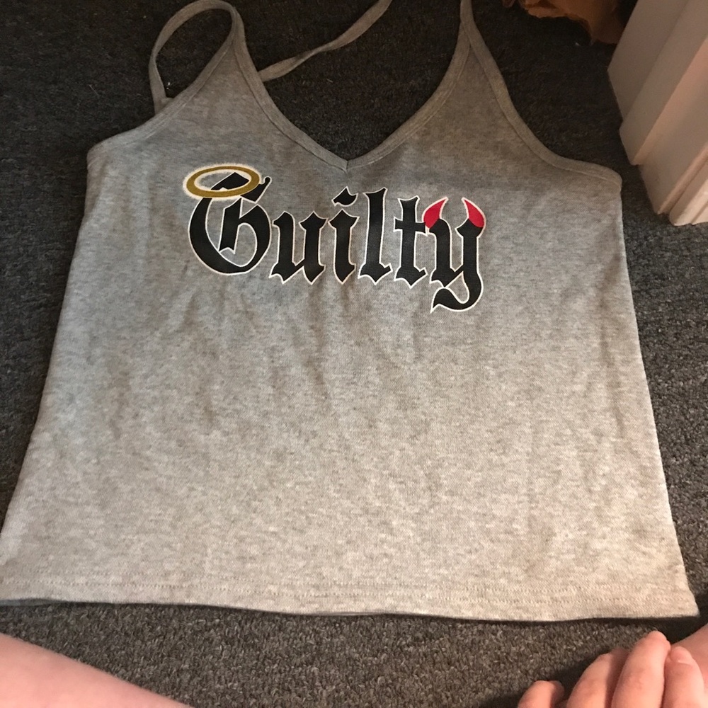 Cute edgy halter top