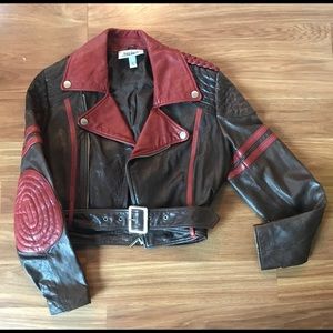 Jean Paul Gauleiter for target leather moto jacket