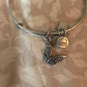 Alex and ani butterfly bracelet