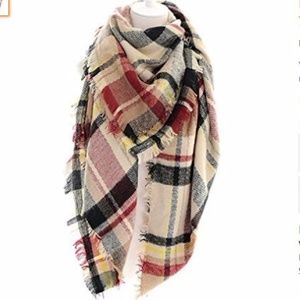 Plaid Scarf / Shawl NWOT