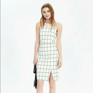 Banana Republic Windowpane Sheath Dress