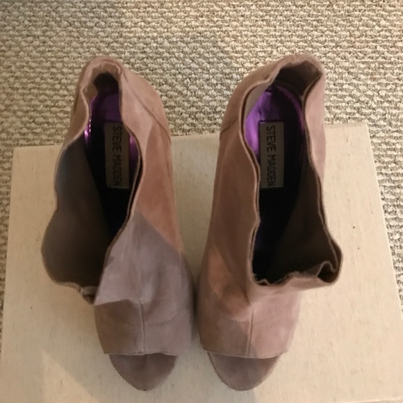 Steve Madden blush open toes heels - Picture 2 of 5