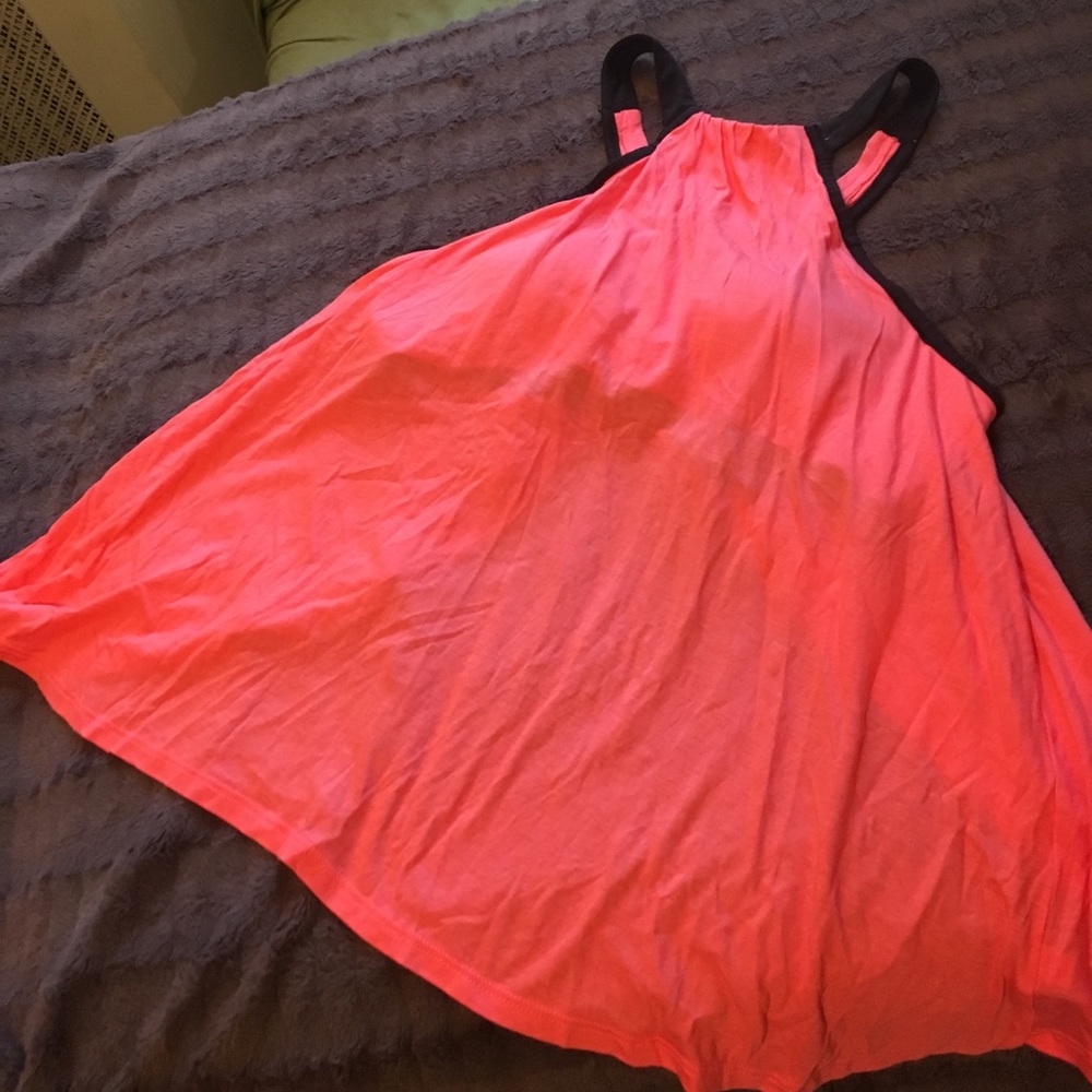 VS padded bandeau open cross backed flowey thank