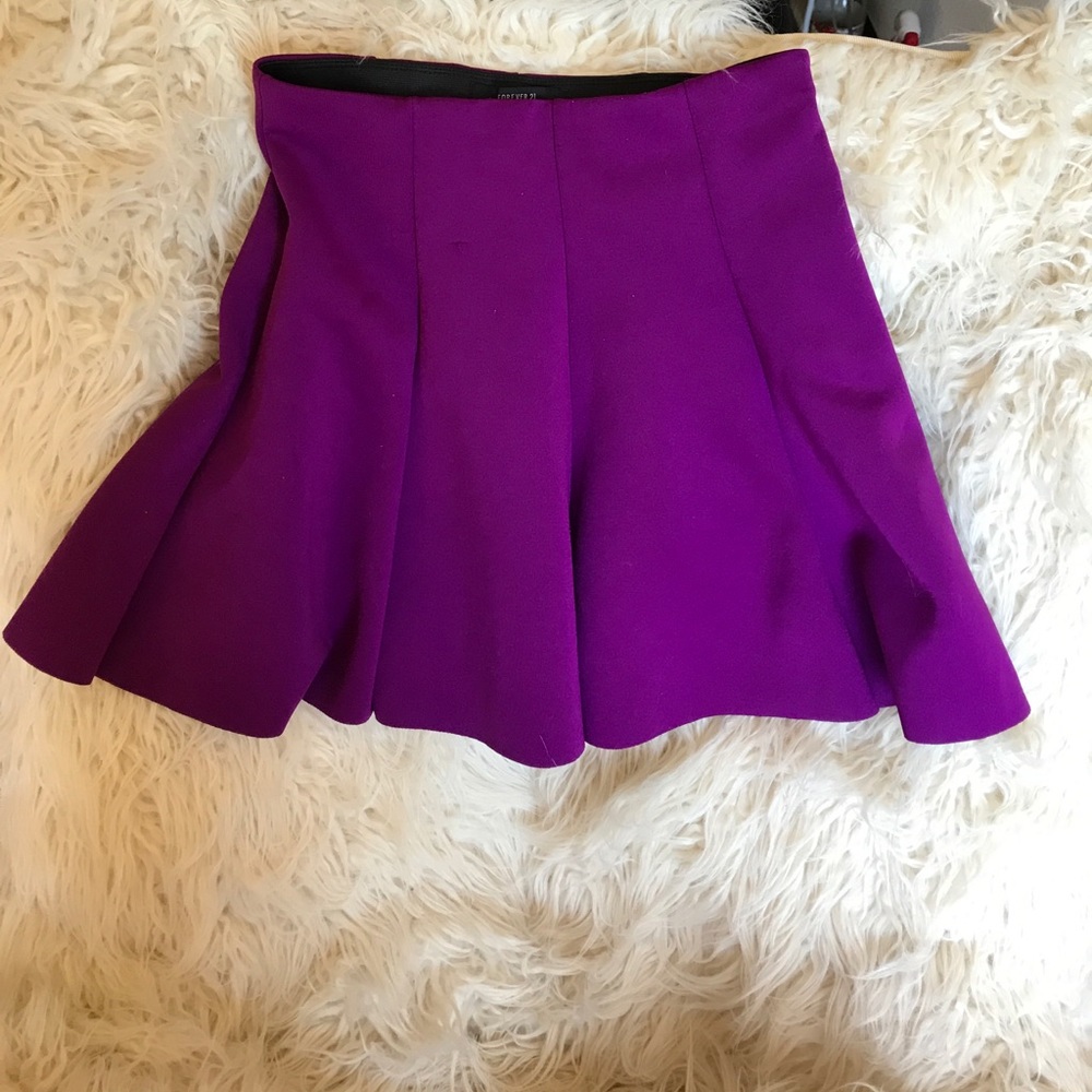 Purple skater skirt