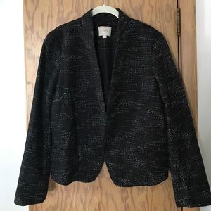 Ann Taylor Loft tweed blazer