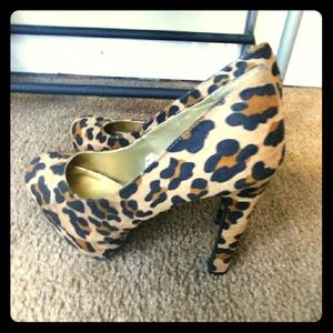Leopard Heels