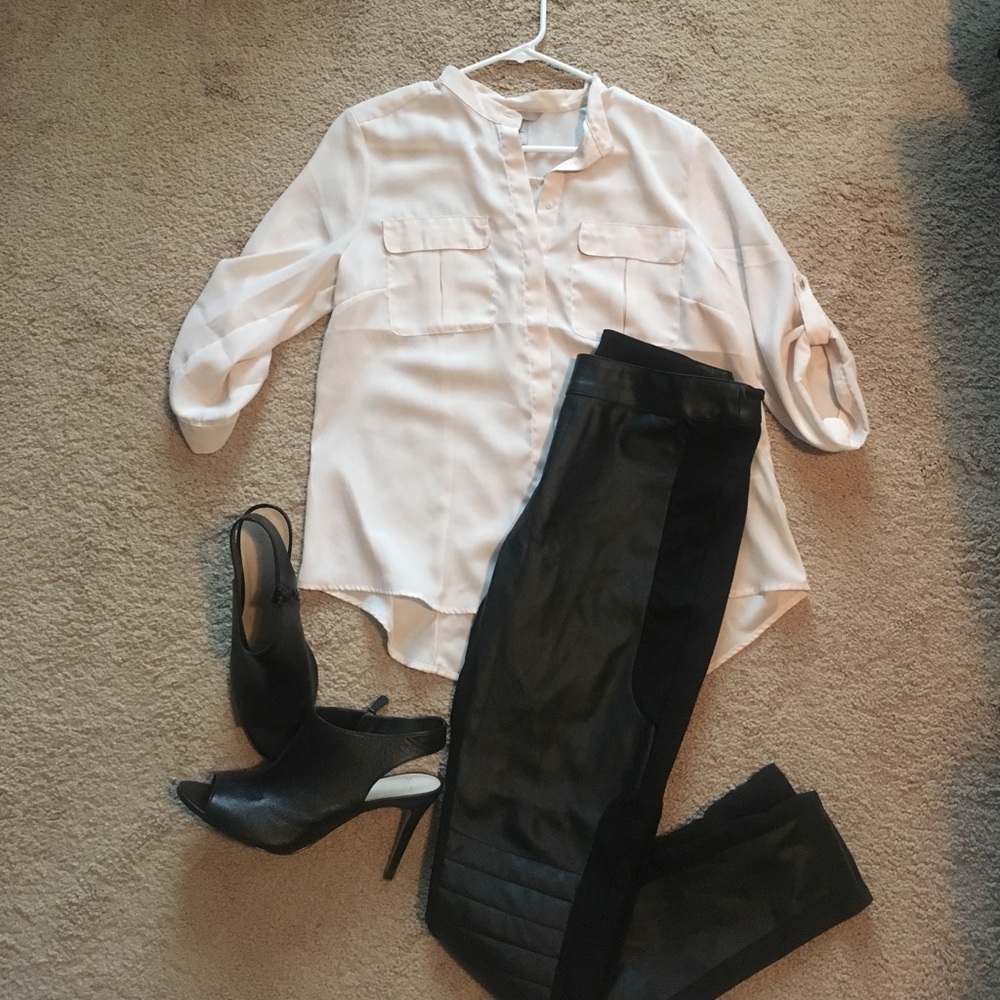 Blush blouse from H&M