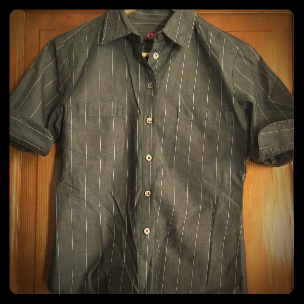 Daryl K Gray Stripe Shirt