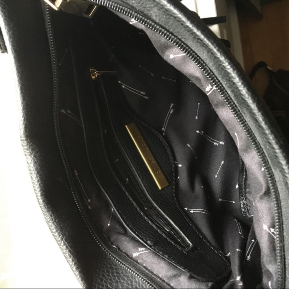 Never used Street Level black leather cross body - Picture 2 of 3