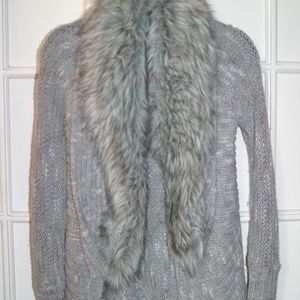 Express Fur Lined Shrug