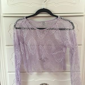 Long sleeve crop top