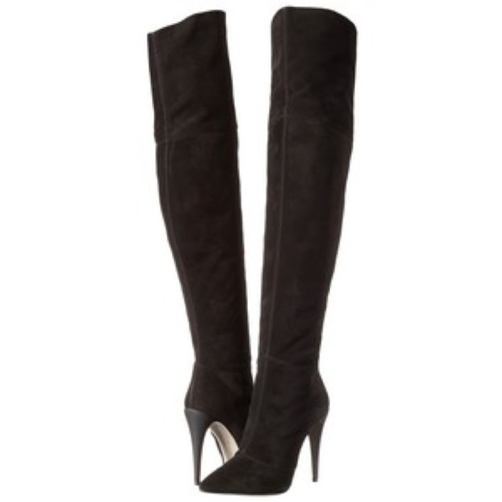 Calvin Klein Collection Ivan Suede Tall Boots
