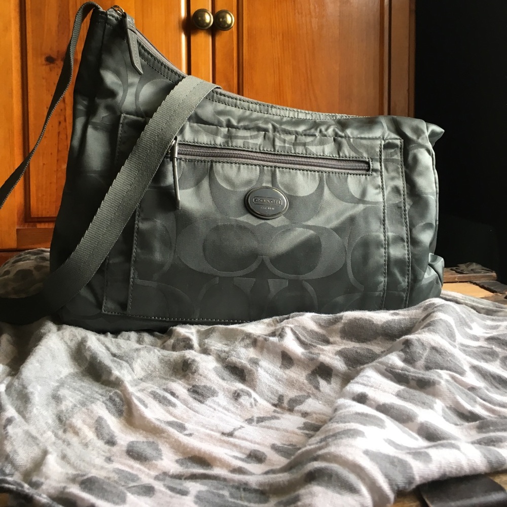 Coach Silver Crossbody - Barely Used