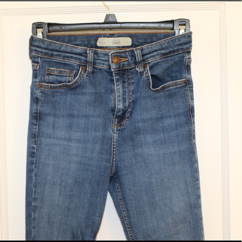 Jamie top shop Moto jeans