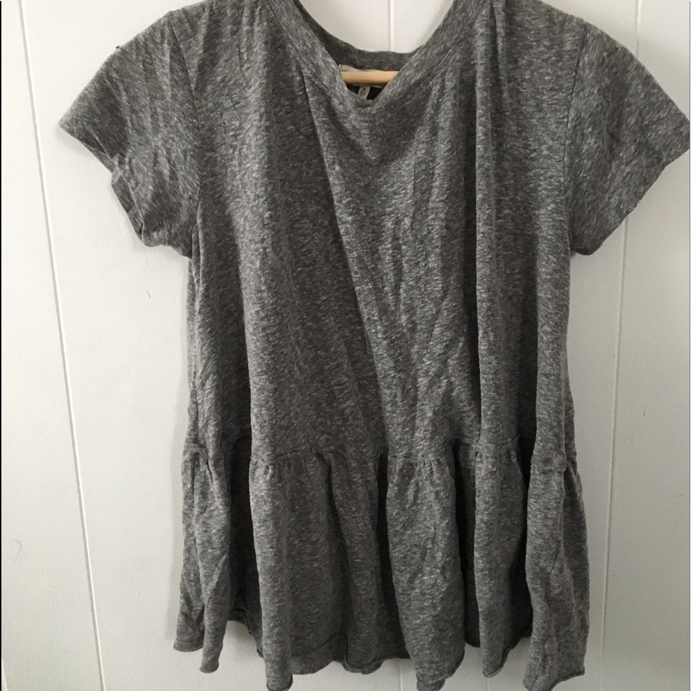 Truly madly deeply peplum tee