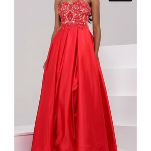 Red JVN by Jovani Prom Dress