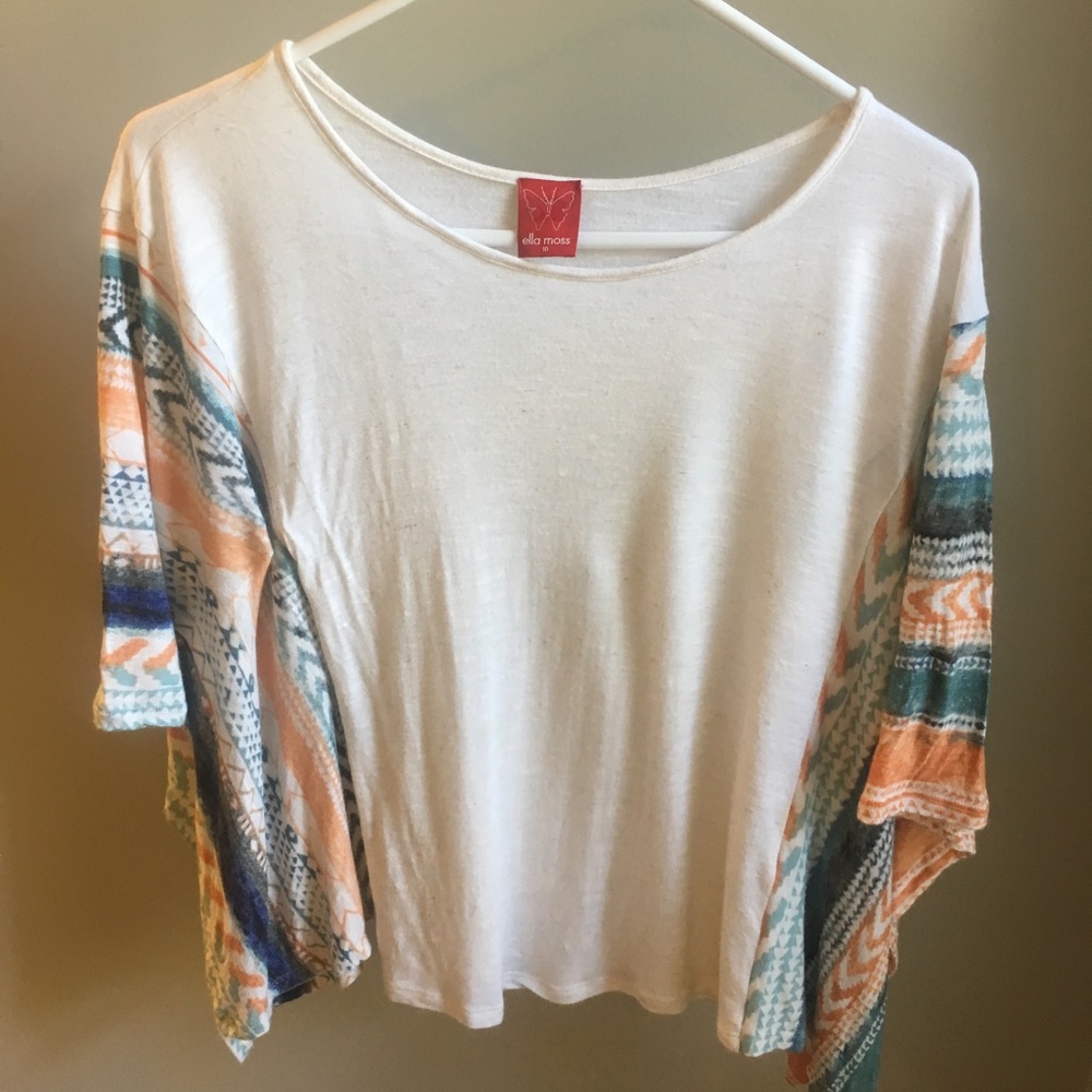 Ella Moss shawl style shirt