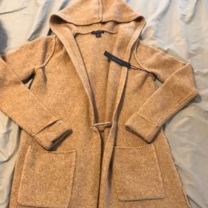 Brand new! Long open hooded sweater