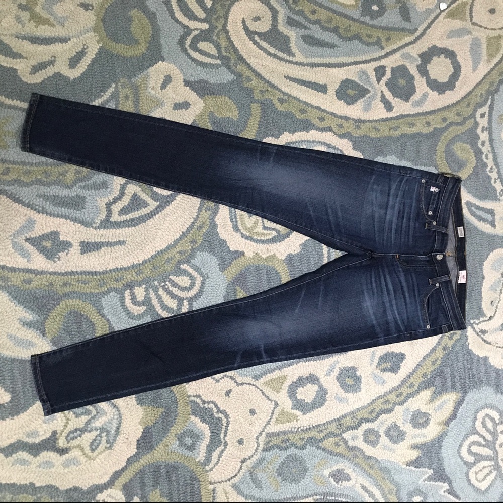 AG Mid-wash Skinny Jeans
