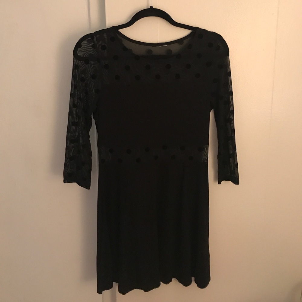 Black cocktail dress