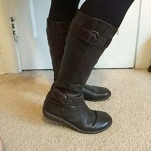 B.O.C. dark brown leather riding boots