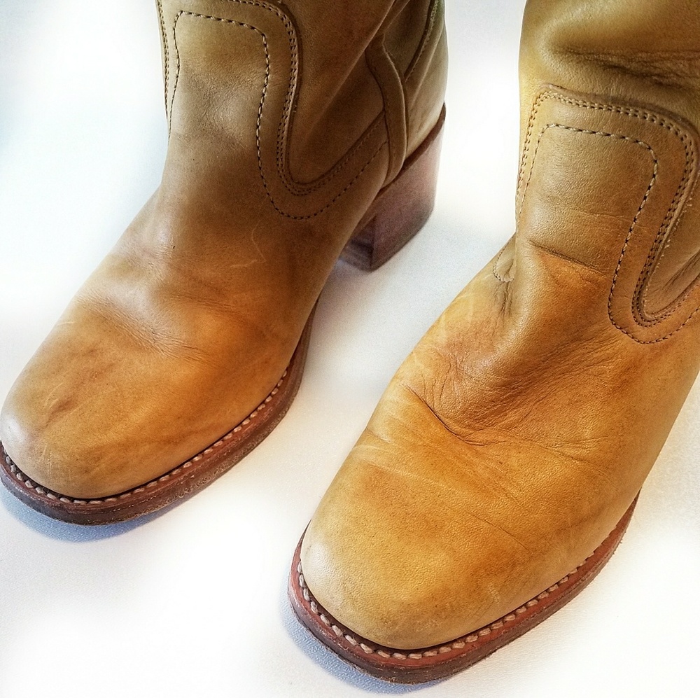 Frye Vintage Pull-On Boot Western Stitching