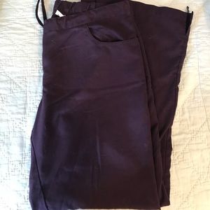 Grey's Anatomy Scrub Pants - Wine